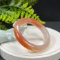 Gradient Orange Red Agate Bangle 58MM Icy Translucent Clean Celestial Eye