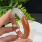 Gradient Orange Red Agate Bangle 58MM Icy Translucent Clean Celestial Eye