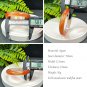 Gradient Orange Red Agate Bangle 58MM Icy Translucent Clean Celestial Eye