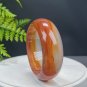 Gradient Orange Red Agate Bangle 58MM High Icy Translucent Cornucopia Burning Clouds Landscape