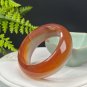 Gradient Orange Red Agate Bangle 58MM High Icy Translucent Cornucopia Burning Clouds Landscape