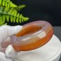 Gradient Orange Red Agate Bangle 58MM High Icy Translucent Cornucopia Burning Clouds Landscape