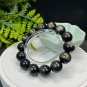 Golden Obsidian Beaded Bracelet 16mm Large Beads Cat's Eye Golden Sheen