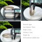 Ice Purple Gray Agate Bangle 56MM Icy Translucent Floating Cinnabar Dotted