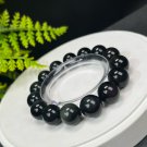 Natural Rainbow Obsidian Beaded Bracelet 14mm Genuine Round Beads Natural Rainbow Obsidian Beaded Bracelet 14mm Genuine Round Beads