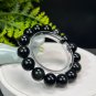 Natural Rainbow Obsidian Beaded Bracelet 14mm Genuine Round Beads