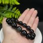 Natural Rainbow Obsidian Beaded Bracelet 14mm Genuine Round Beads