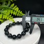 Natural Rainbow Obsidian Beaded Bracelet 14mm Genuine Round Beads