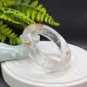 Yellow Phantom Quartz Chalcopyrite Intergrowth Bangle 60MM Flake Ice Rainbow Transparent
