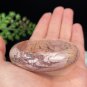 Rare Pink Alxa Agate Bangle 53MM Porcelain Luster Fragmentary Crystallization