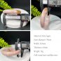 Rare Alxa Agate Bangle 59MM Porcelain Luster Light Pink Orange Fragmentary Crystallization