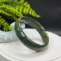 Green Ocean Jasper Bangle 57MM Old Mine Frog Fish Eggs Texture