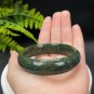 Green Ocean Jasper Bangle 57MM Old Mine Frog Fish Eggs Texture