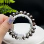 Brazilian Phantom Quartz Beaded Bracelet 8.5mm Icy Transparent Cornucopia Four Seasons Crystal