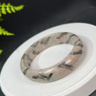 Feldspar Bangle 63MM Porcelain Luster Crystallization Flesh Pink Green