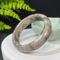 Feldspar Bangle 63MM Porcelain Luster Crystallization Flesh Pink Green