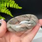 Feldspar Bangle 63MM Porcelain Luster Crystallization Flesh Pink Green