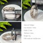 Feldspar Bangle 63MM Porcelain Luster Crystallization Flesh Pink Green
