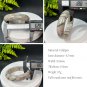 Feldspar Bangle 62+MM Porcelain Luster Crystallization Flesh Pink Green
