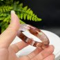 Ox Blood Red Phantom Quartz Bangle 52MM Icy Transparent Rainbow Multi-inclusions