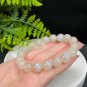 Rare Sunstone Moonstone Intergrowth Beaded Bracelet 12mm Icy Blue Light