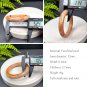 Gradient Orange Fossilized Coral Bangle 52MM High Icy Porcelain Luster Jadeification Round