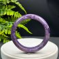Purple Charoite Bangle 64MM Sparkling Porcelain Luster Crystallization