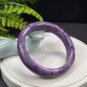 Purple Charoite Bangle 64MM Sparkling Porcelain Luster Crystallization