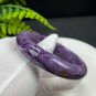 Purple Charoite Bangle 64MM Sparkling Porcelain Luster Crystallization