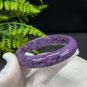 Purple Charoite Bangle 64MM Sparkling Porcelain Luster Crystallization
