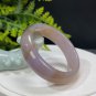 Fossilized Coral Bangle 52MM Icy Porcelain Luster Jadeification Multicolored Celestial Eye