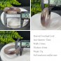 Fossilized Coral Bangle 52MM Icy Porcelain Luster Jadeification Multicolored Celestial Eye