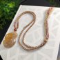 Orange Gray Fossilized Coral Pendant High Icy Translucent Lemon Blossom Hand Carved Zodiac Snake