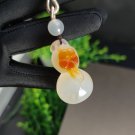 Lychee White Honey Sugar Agate Pendant Icy Translucent Clean Hand Carved Calabash Plum Blossom Lychee White Honey Sugar Agate Pendant Icy Translucent Clean Hand Carved Calabash Plum Blossom