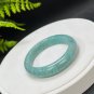 Amazonite Bangle 52MM Icy Crystallization Cat's Eye Blue Green