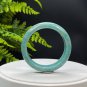 Amazonite Bangle 52MM Icy Crystallization Cat's Eye Blue Green