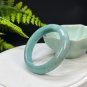 Amazonite Bangle 52MM Icy Crystallization Cat's Eye Blue Green