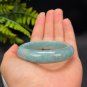 Amazonite Bangle 52MM Icy Crystallization Cat's Eye Blue Green