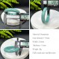Amazonite Bangle 52MM Icy Crystallization Cat's Eye Blue Green