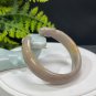 Fossilized Coral Open Bangle 56MM Porcelain Luster Jadeification Hand Carved Cute Bunny