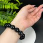Natural Rainbow Obsidian Beaded Bracelet 16mm Genuine Round Beads