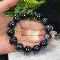 Natural Rainbow Obsidian Beaded Bracelet 16mm Genuine Round Beads