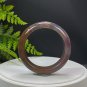 Brown Purple Ocean Jasper Bangle 54MM Old Mine Porcelain Luster Crystallization