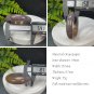 Brown Purple Ocean Jasper Bangle 54MM Old Mine Porcelain Luster Crystallization