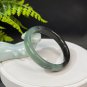 Serpentine Jade Bangle 58MM Ink Painting Style Mildness Gradient Dark Green