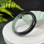 Serpentine Jade Bangle 58MM Ink Painting Style Mildness Gradient Dark Green