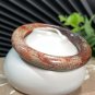 South African Red Jasper Bangle 56+MM Gradient Red White Starry Sky Pattern