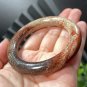 South African Red Jasper Bangle 56+MM Gradient Red White Starry Sky Pattern