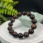 Mexican Golden Silk Red Obsidian Beaded Bracelet 14mm Crystallization Multi-layer Celestial Eyes