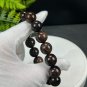 Mexican Golden Silk Red Obsidian Beaded Bracelet 14mm Crystallization Multi-layer Celestial Eyes